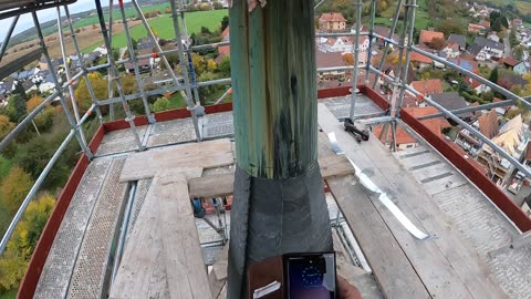 Schiefer Reparatur Teil 12- 16.10.2025 - Heilig Kreuz Kirche Diefenbach