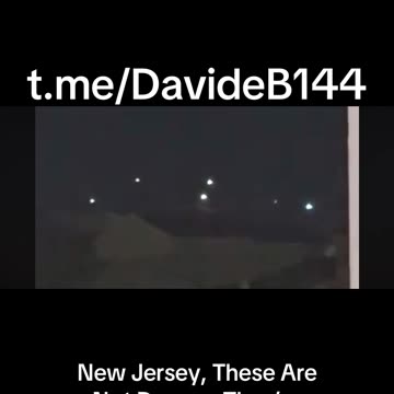 The “Jersey Drones” are back…😆 These are Galactic Federation Crafts!