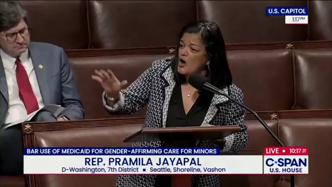 Dem Rep. Jayapal MELTS DOWN over Republicans protecting children from Trans Madness