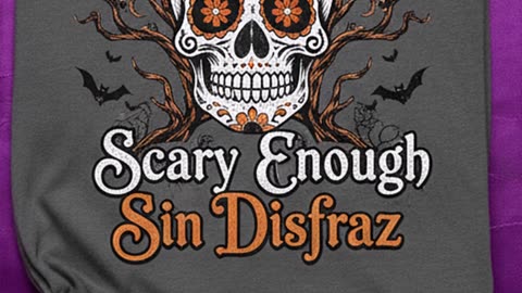 ¿Te atreves a salir así? Esta camiseta lo dice todo sin disfraz #SinMiedo #EstiloHalloween