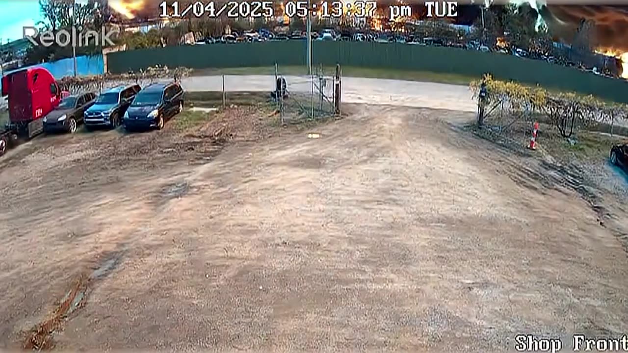 Explosive Moment: UPS Cargo Plane Crash in Kentucky | Fireball Erupts After Take-Off