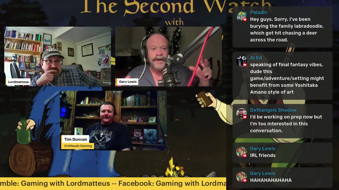 The Second Watch Episode 35 "CritHeadsGaming, Steampunk, and Aeothera"