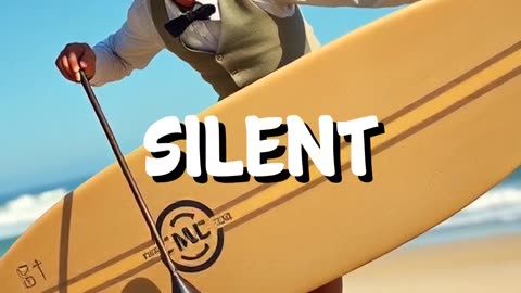 Charlie Chaplin Goes Surfing