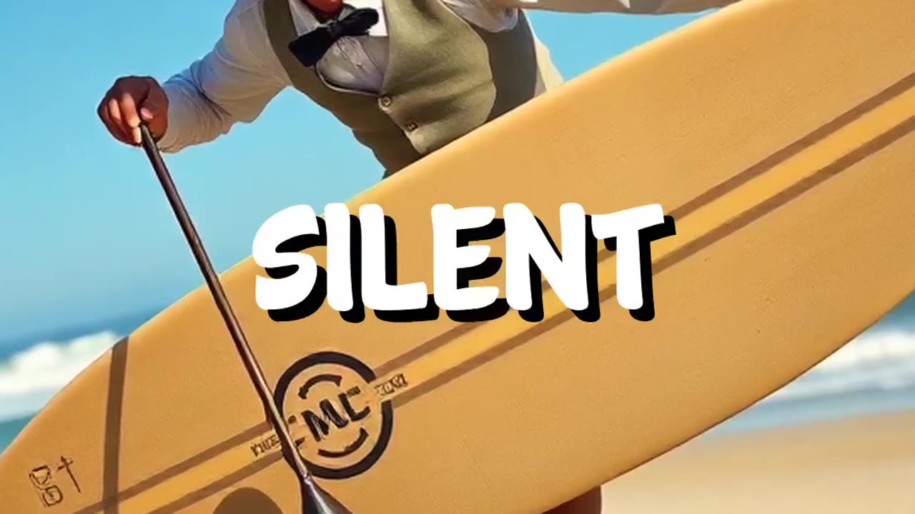 Charlie Chaplin Goes Surfing