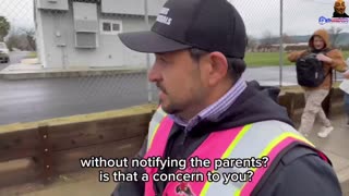 School principal leads students in an anti-ICE protest