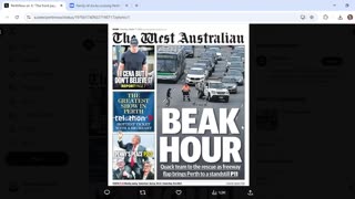 Was ducks on Perth freeway story engineered to create comms about dangerous Donald Trump?
