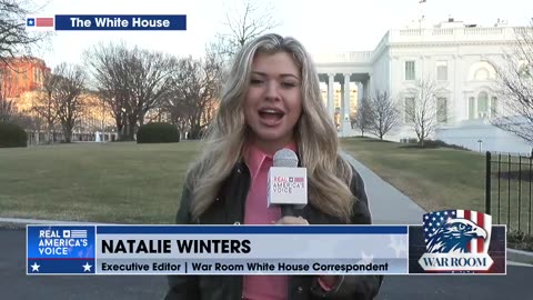 Natalie Winters reports ‘glorious’ inside scoop from WH briefing room.