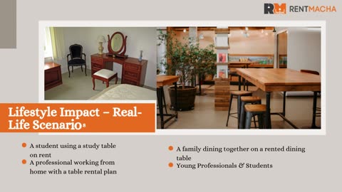 Adapting Lifestyles Through Furniture Rental Renting Tables for Work, Study & Dining