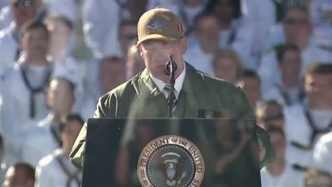 SEC NAVY delivers remarks aboard the USS Harry S. Truman for the Navy 250 celebration