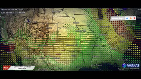 🚨 Mar 2-6: Severe Weather Threat Includes Tornado Risks!