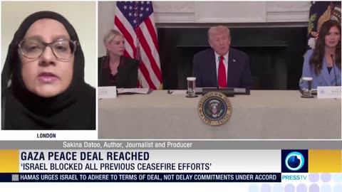 Sakina Datoo says any deal that ends the suffering of Palestinian civilians in Gaza is welcome