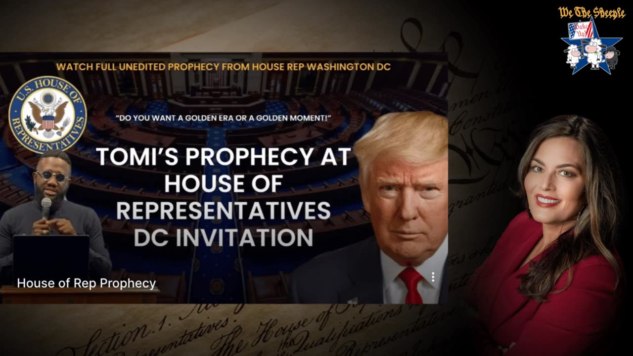 GOLDEN AGE PROPHECY: Apostle Arayomi's WORD at U.S. House of Representatives SLC Prayer Breakfast