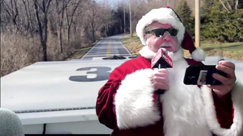 Cemetery Cinema Presents FIRE TRUCK SANTA FROM ELVES!!!