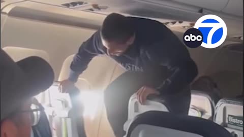 Mid-Flight Meltdown – Passenger Wrecks Chair in Chaos