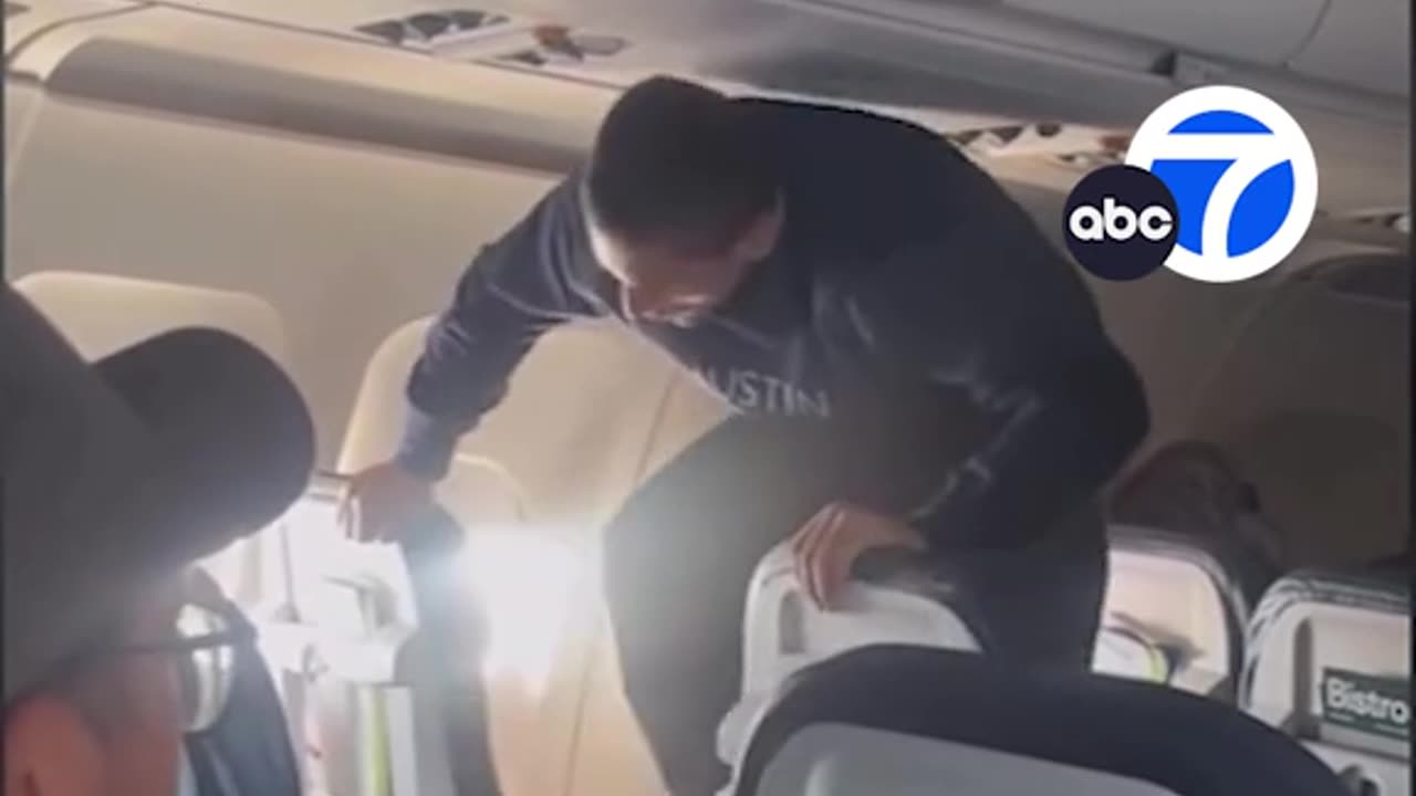 Mid-Flight Meltdown – Passenger Wrecks Chair in Chaos