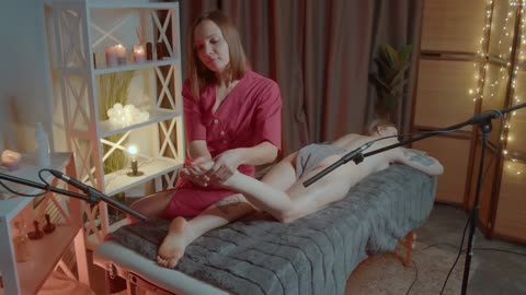 Full Back ASMR Massage by Lina to Yolana