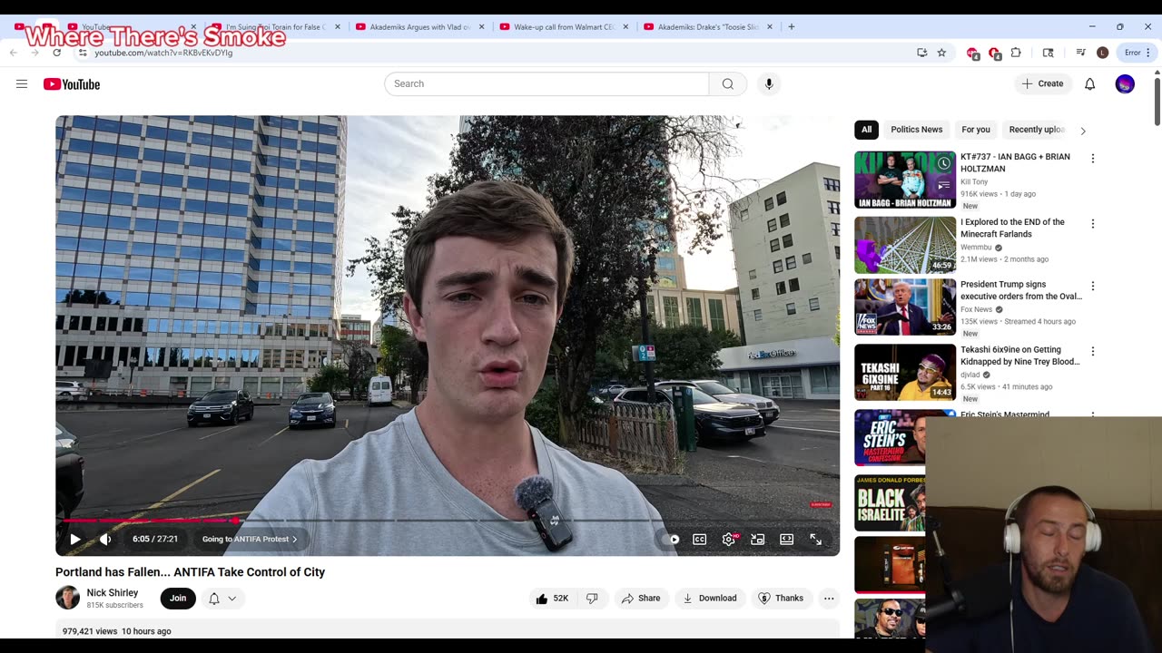 Nick Shirley Covers Antifa "Protest", DJ Vlad with AK, Streamers in trouble #WTS Newscast