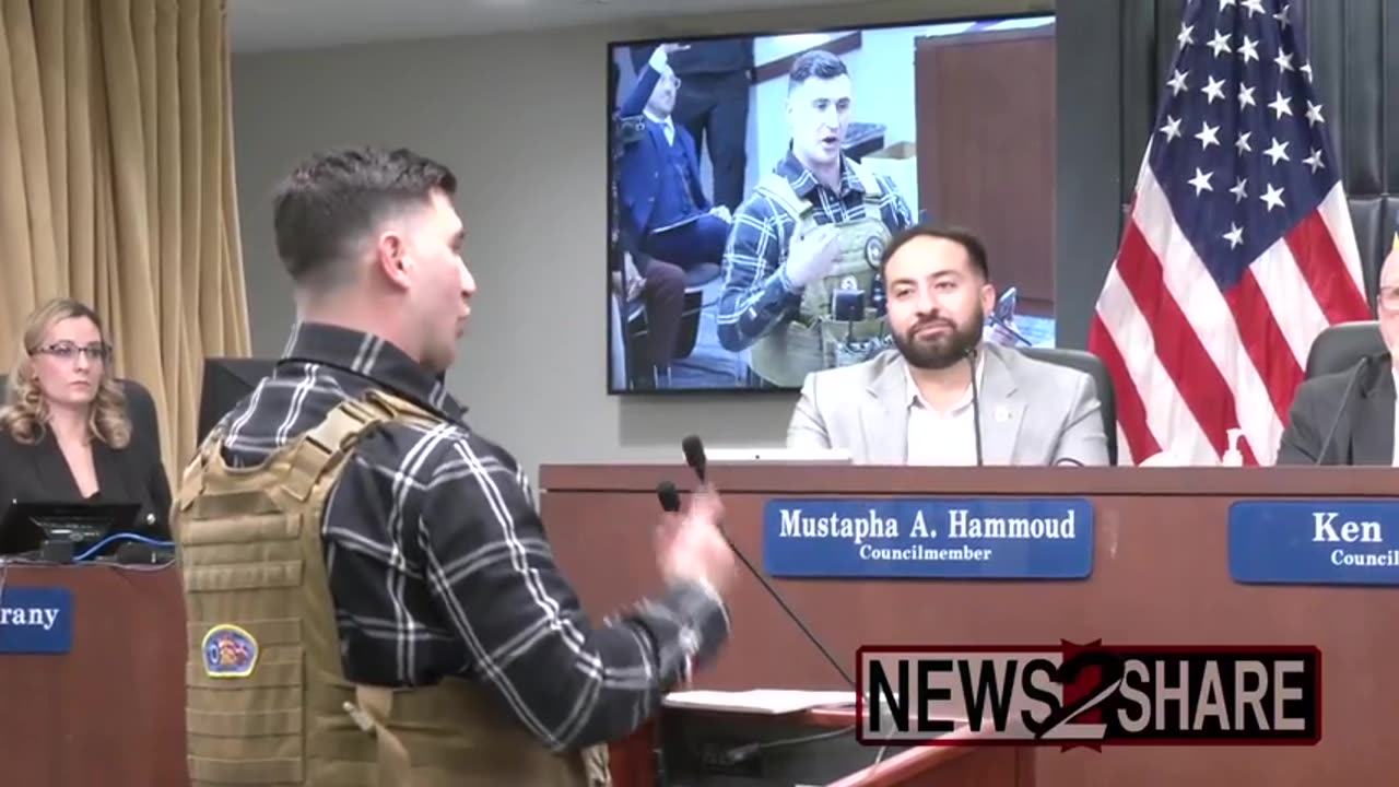 Jake Lang dropped BOMBS at the Dearborn council