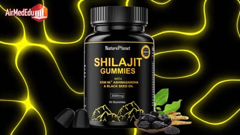 Shilajit que incluye aceite de semilla negra, Kasam 66 Ashwagandha, jengibre, ginseng, Mukana