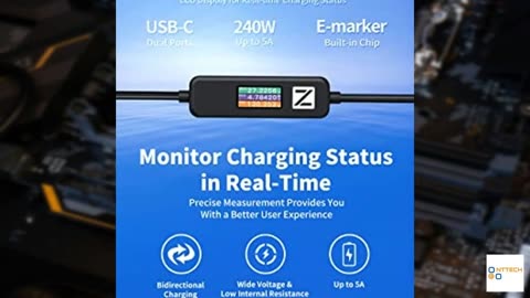 ChargerLAB Power-Z AK001 Multi-Function 240W USB PD Charging Test Cable