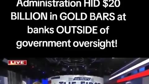 THE BIDEN ADMINISTRATION STOLE 20 BILLION IN GOLD!!