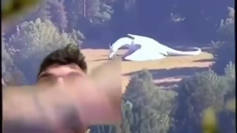 A white Chinese dragon in rural China was captured by the CCP.🐲