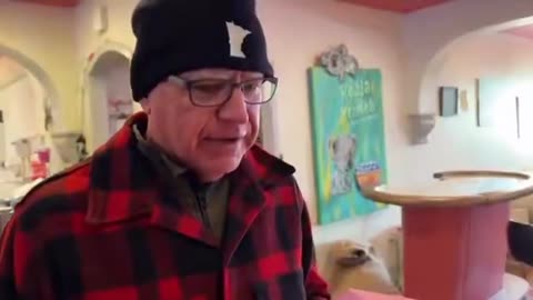 Tim Walz is now BLAMING President Trump for the “attack” on Ilhan Omar last night..