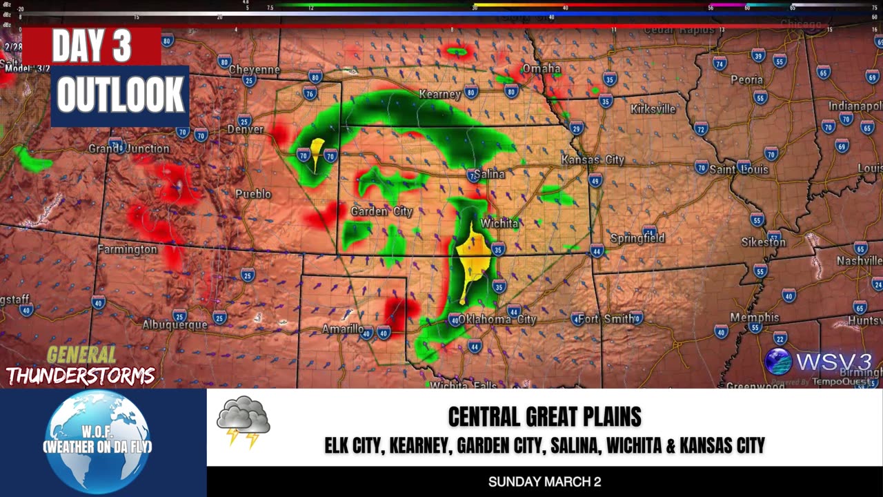 🌩️ Thunderstorm Alert: Great Plains & More! 2/28/25 #shorts #stormalert #weatherforecast