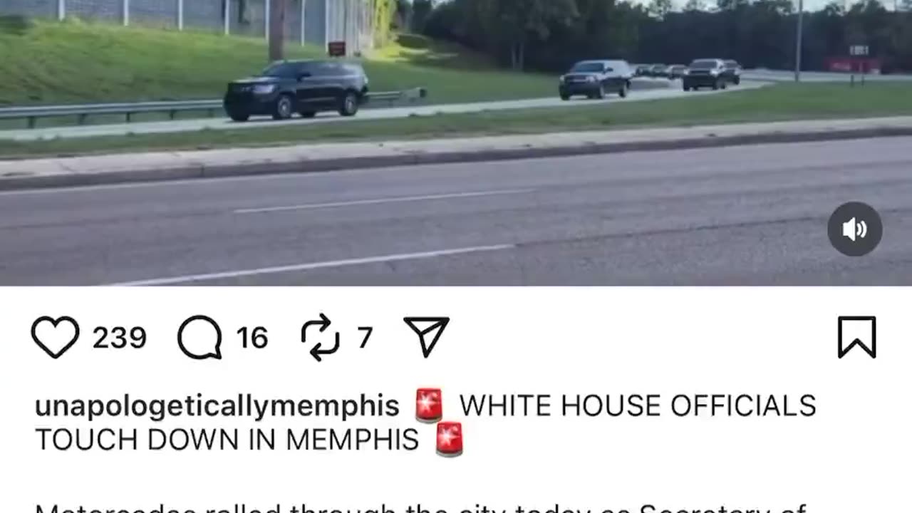 Attorney General Pam Bondi & Secretary of War Pete Hegseth have arrived in Memphis