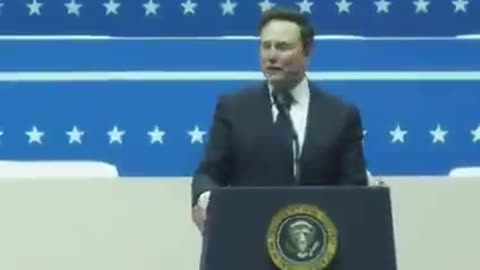 Elated Elon Musk's entire address at Trump's inauguration gathering