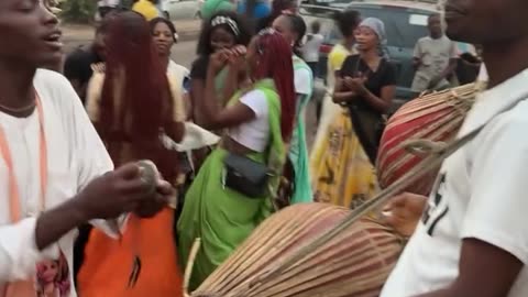 Harinam Sankirtan in Benin, Nigeria January 2025