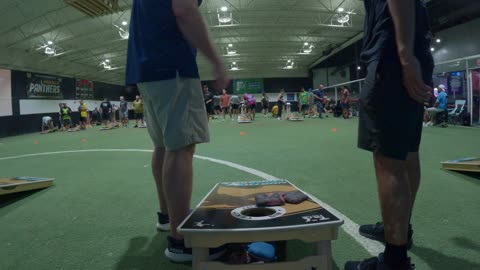 9.11.25 NTXC TCL cornhole. A league week 2 - Match 1