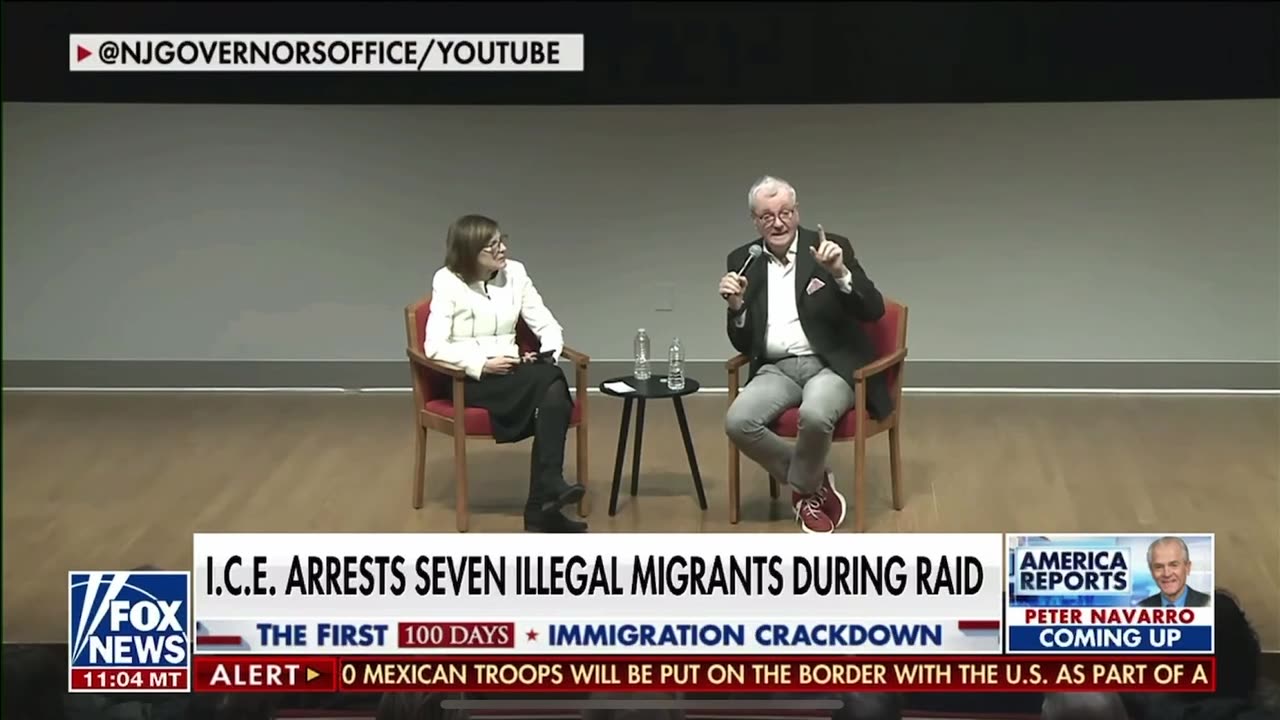 The latest: NJ Governor Phil Murphy is literally housing an illegal migrant above