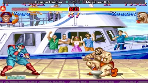 Canino Hanma vs MegamanX-8