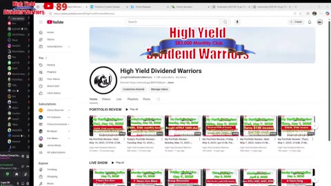 High Yield Dividend Warriors Wed Night Live 14 May