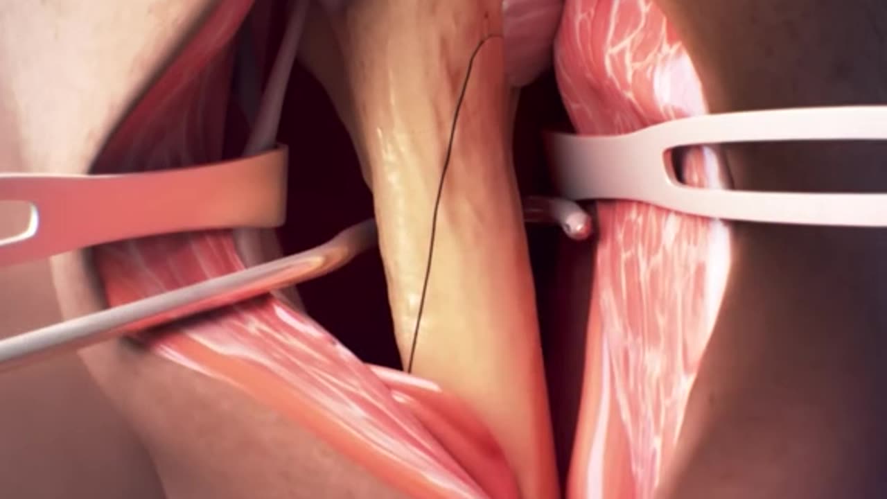 Humerus Fracture Treatment 3D Animation (Cerclage Syste)