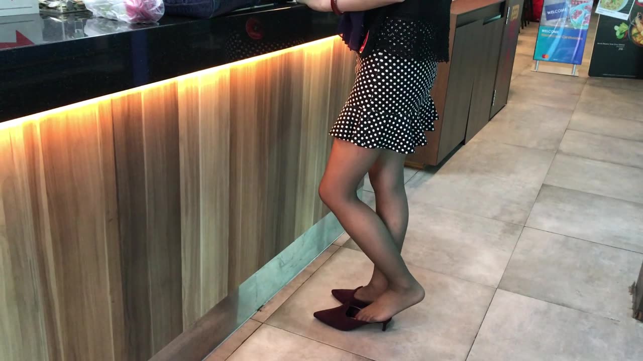 Fast food counter...