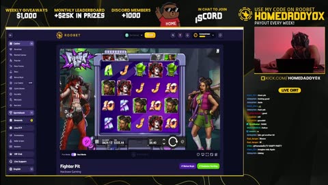 Fighter Pit: Profit GIVEAWAY! (Huge W) | Roobet Gambling, Slots & Casino