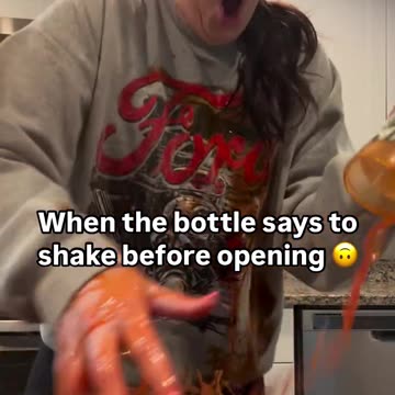 When The Bottle Says "Shake Before Opening"