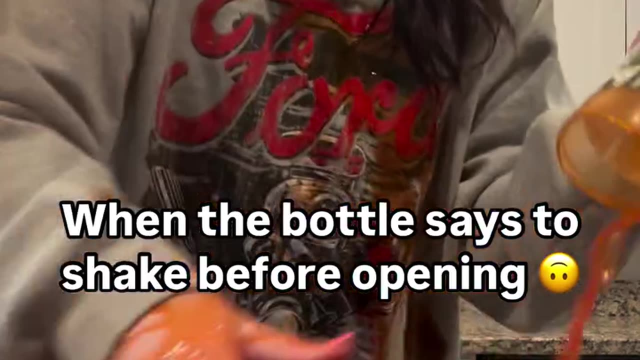 When The Bottle Says "Shake Before Opening"