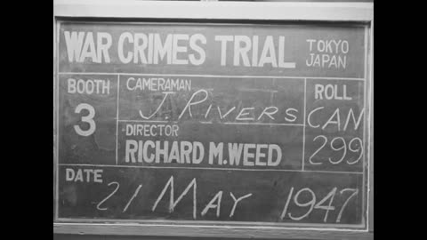 WAR CRIMES TRIALS, TOKYO, JAPAN - WAR CRIMES TRIALS, TOKYO, JAPAN - 111-adc-6517