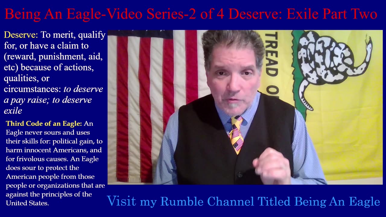 Being An Eagle-Clips-Deserve: Exile (Clip 3)