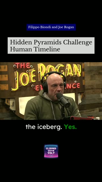 Hidden Pyramids Challenge Human Past - Filippo Biondi and Joe Rogan #pyramids