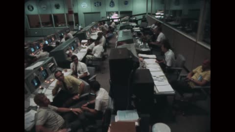 MSC (AV) - Apollo 11 MOCR Activity on... - MSC (AV) - Apollo 11 MOCR Activity on Day 8 - 255-fr-7693