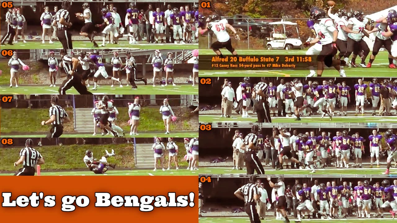 Prototype 313: Buffalo State's Casey Kacz 54yd pass to Mike Doherty vs Alfred