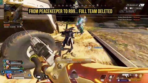 Wattson Squad Wipe on Kings Canyon | Apex Legends