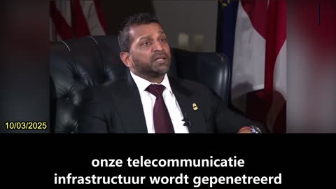 【NL】Kash Patel: De CCP houdt zich bezig met spionage op het hoogste niveau tegen de VS