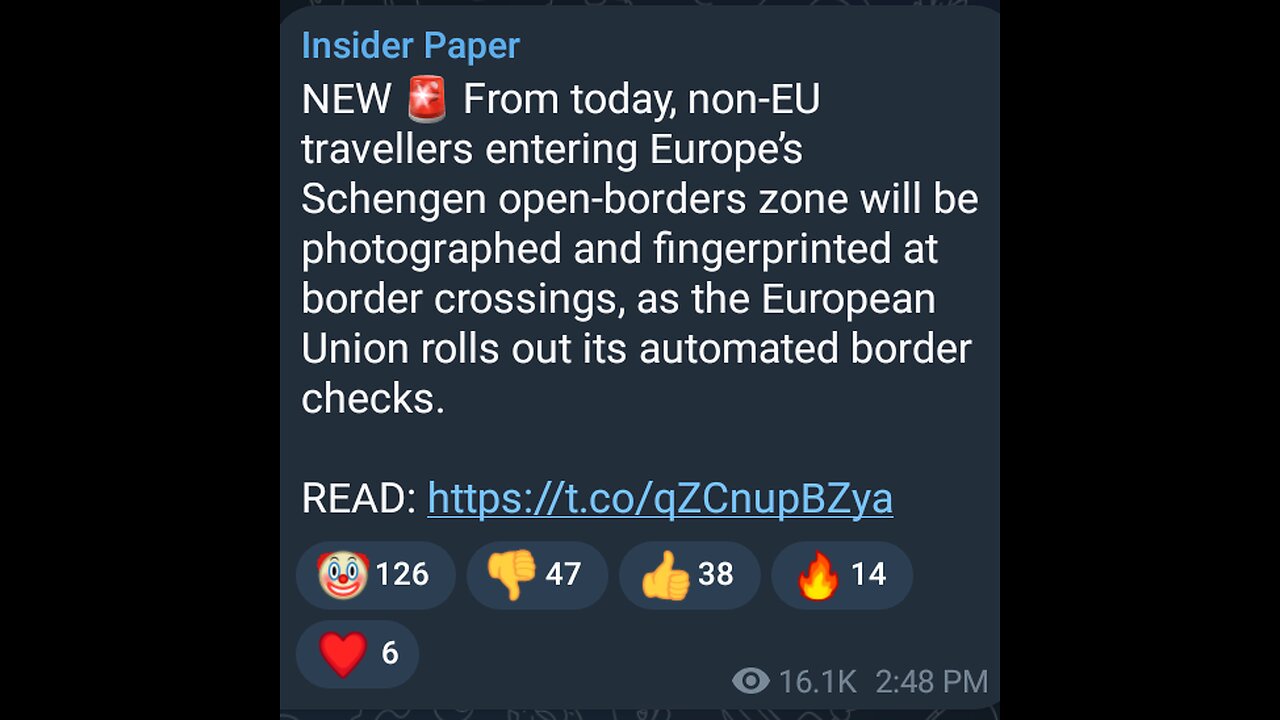 News Shorts: EU Digital ID Border Checks