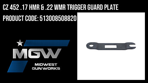CZ 452 .17 HMR & .22 WMR Trigger Guard Plate - 513008508820