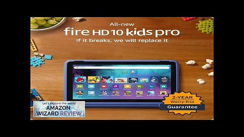 Amazon Fire HD 10 Kids Pro tablet- 2023 ages 6-12 Bright Review